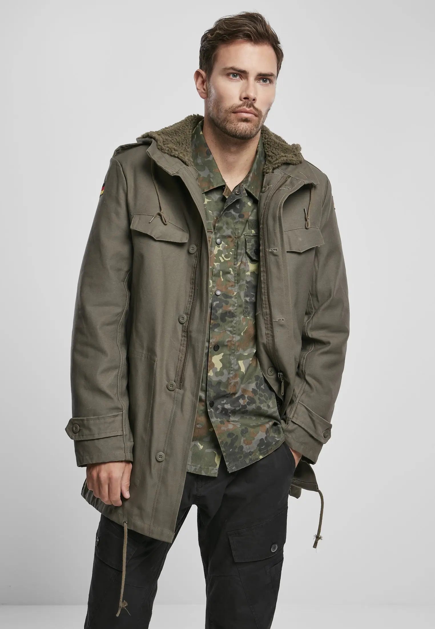 Bw Parka (german Military Jacket) Jacket Heavy - Brandit