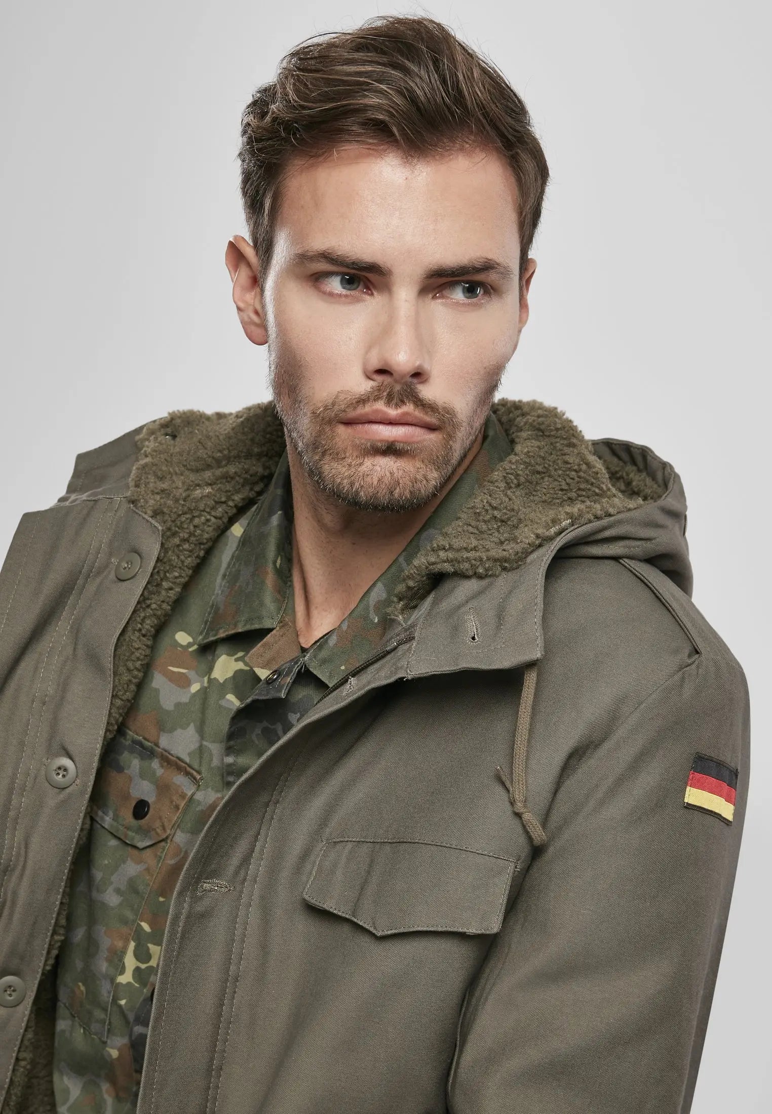 Bw Parka (german Military Jacket) Jacket Heavy - Brandit