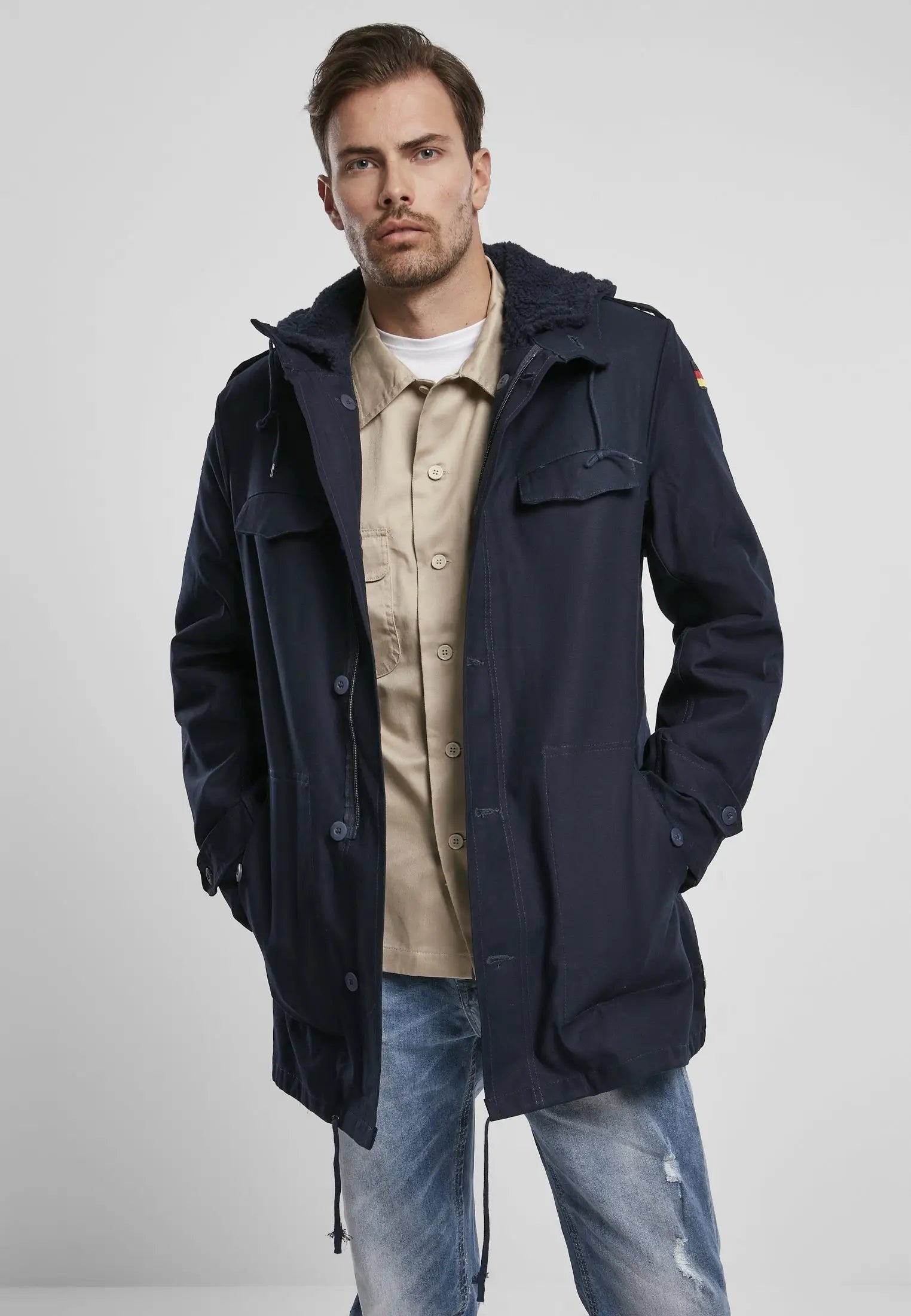 Bw Parka (german Military Jacket) Jacket Heavy - Brandit